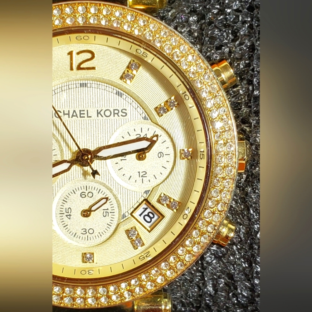 Michael Kors- mk5688 Parker gold tone tortoise shell acetate, great condition. - Picture 1 of 12